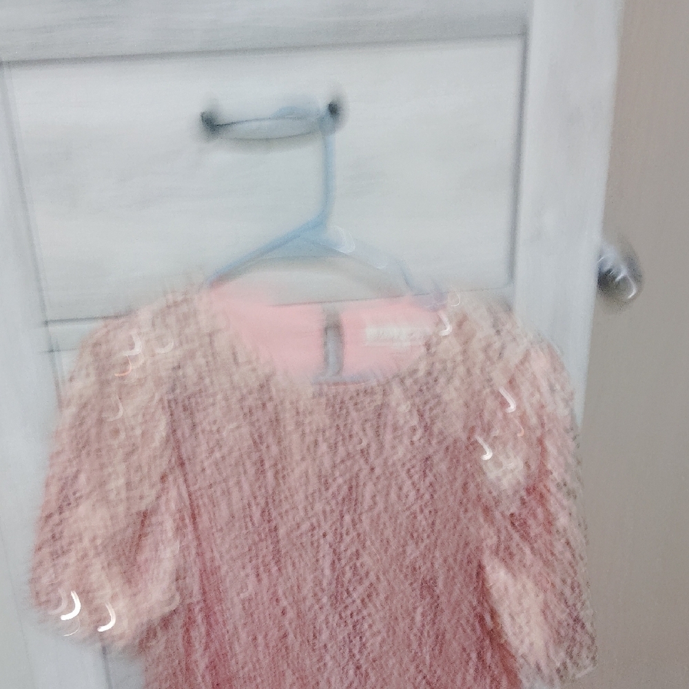 Chicwish Pink Textured Dress